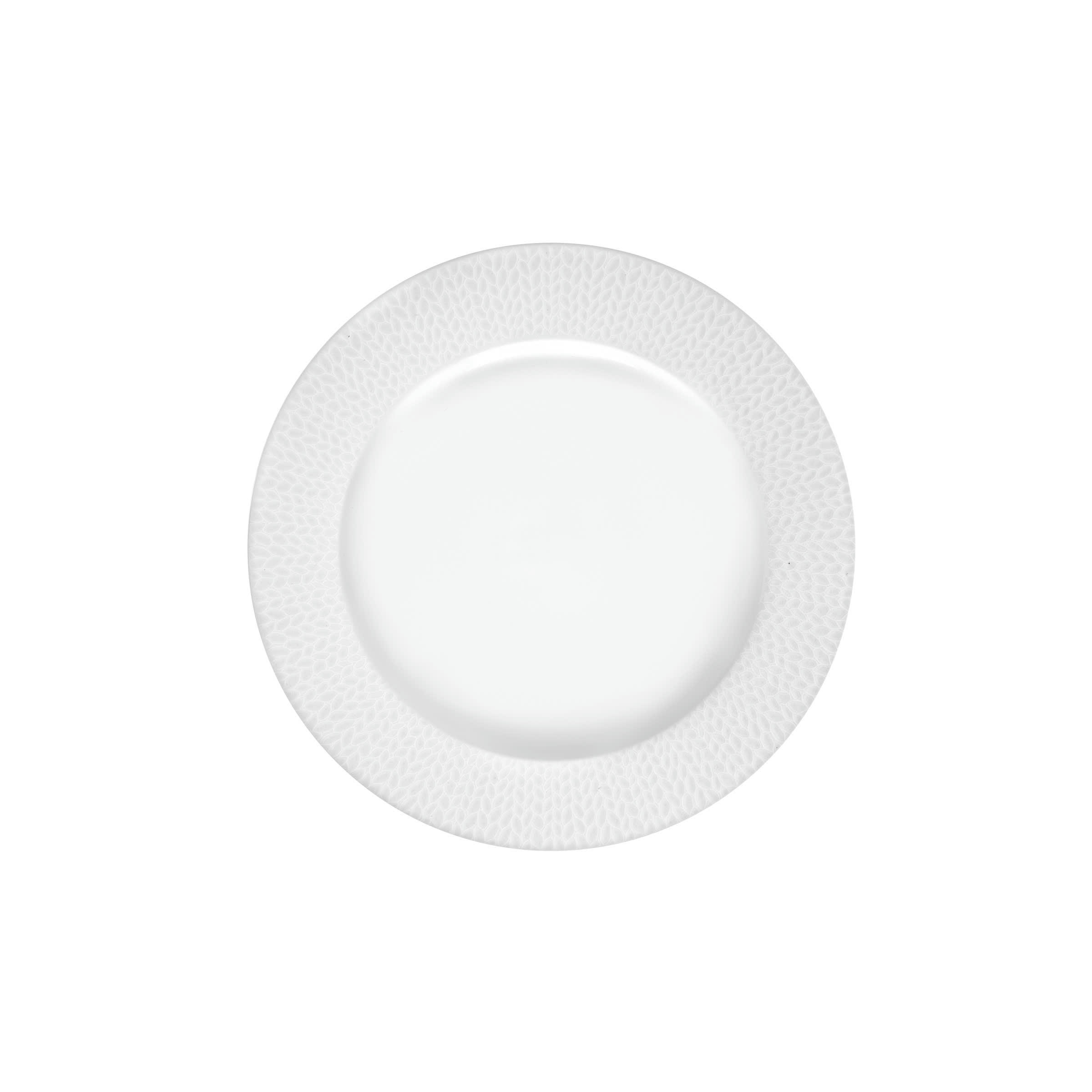 GRAIN DE MALICE BLANC - Coffret 6 assiettes dessert D21cm