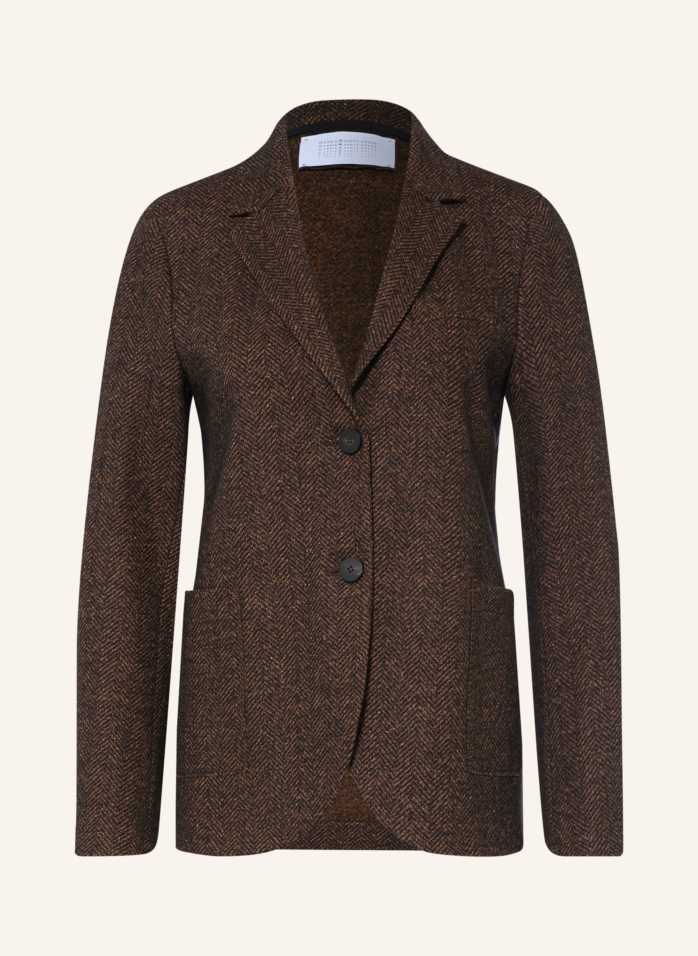 HARRIS WHARF LONDON Blazer mit Seide
