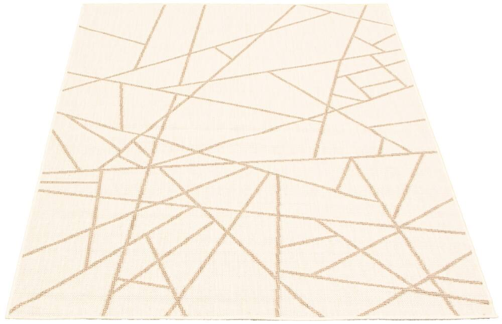 ECARPET Sisal Abstract Polypropylene Indoor Area Rug, Champagne/Taupe, Assorted Sizes