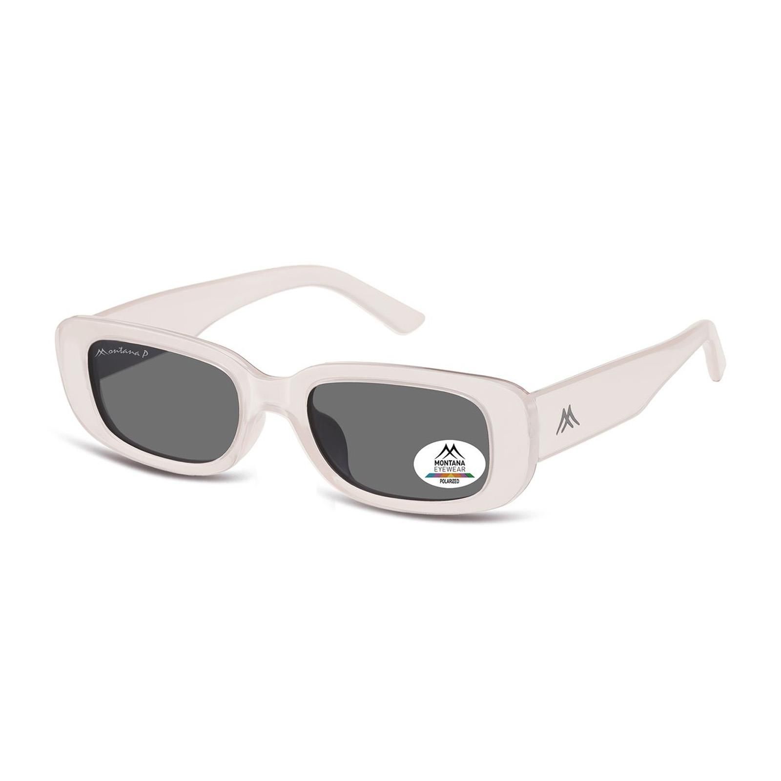 montana Rectangle Transparent Pink Smoke Polarized MP65