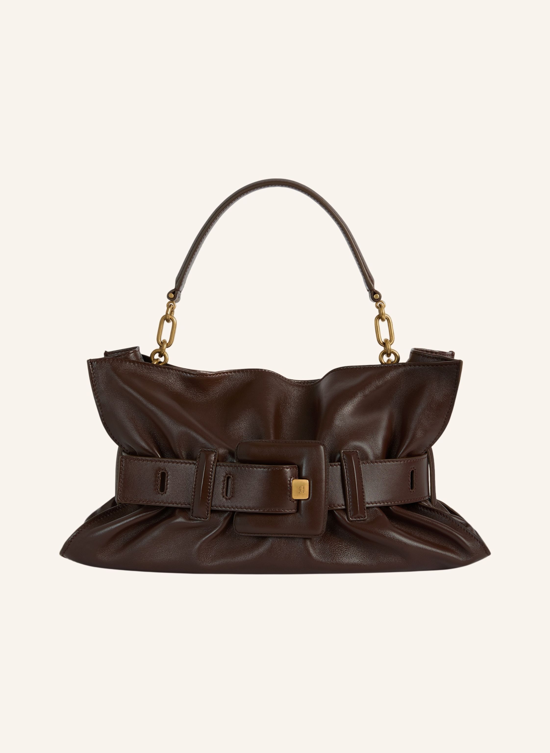 BALMAIN Mittelgroße Tasche ANTHEM aus Glattleder