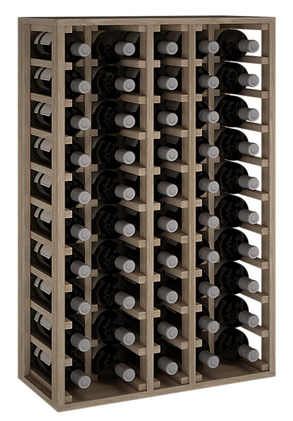 Meuble Range Bouteille de vin Série Godello en Chêne massif 50 bouteilles