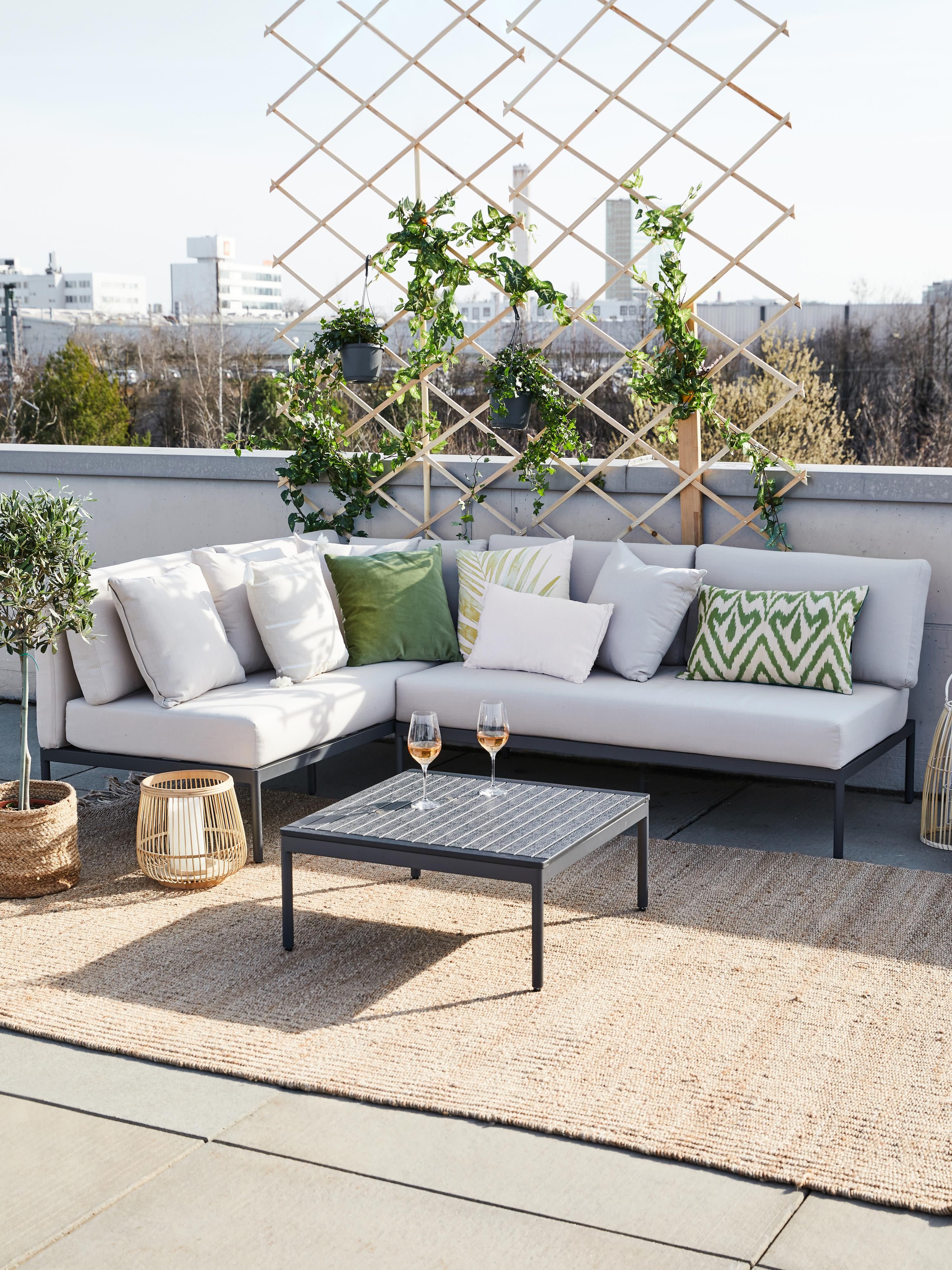 Garten-Lounge-Set Linden, 2er-Set