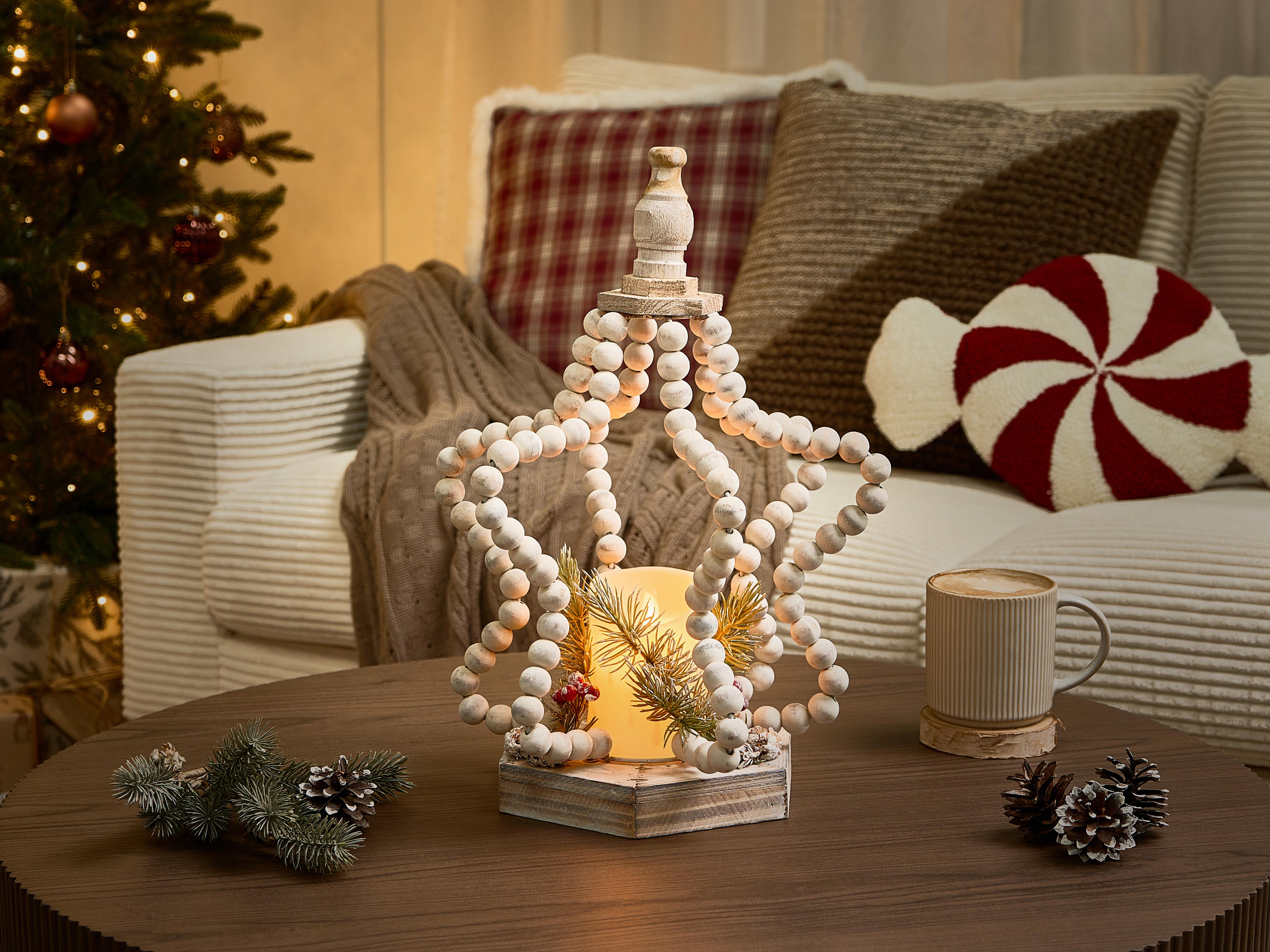 Christmas Decoration LED PATARI Star 42 cm Light Brown