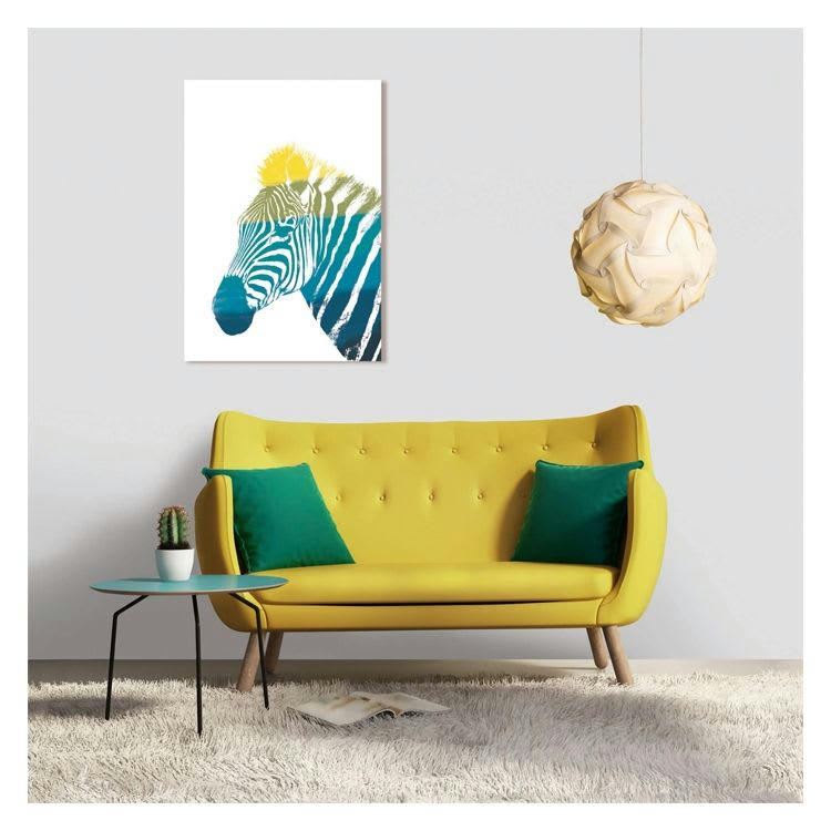 ZÈBRE - Tableau en verre acrylique 50x70 cm