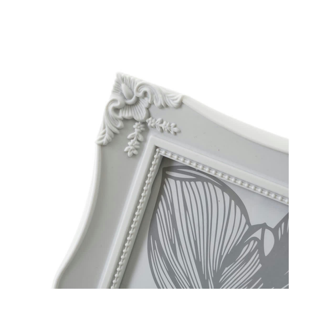 - Cadre photo classique en polypropylène blanc - 15x2x20.3cm