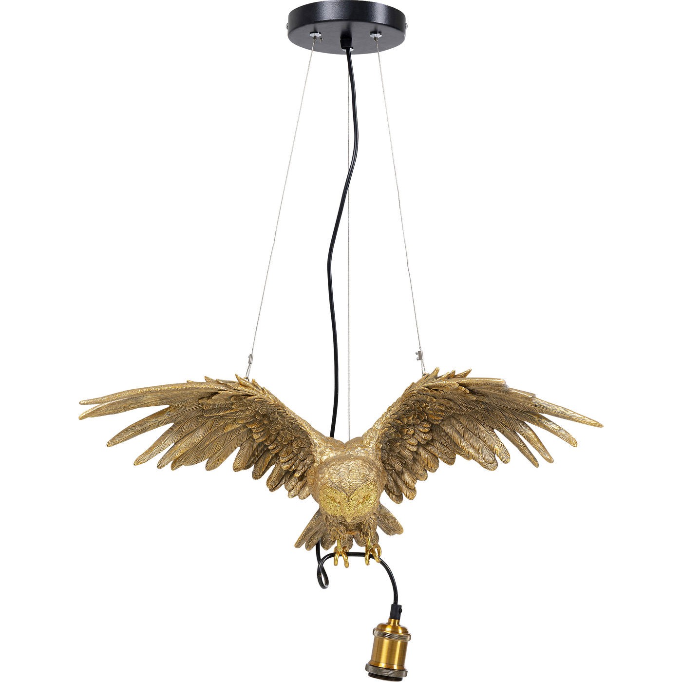 Kare Design Hanglamp Gouden Owl