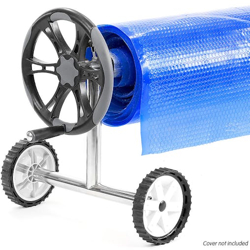 NNEDPE Adjustable Swimming Pool Cover Roller - 5.5m