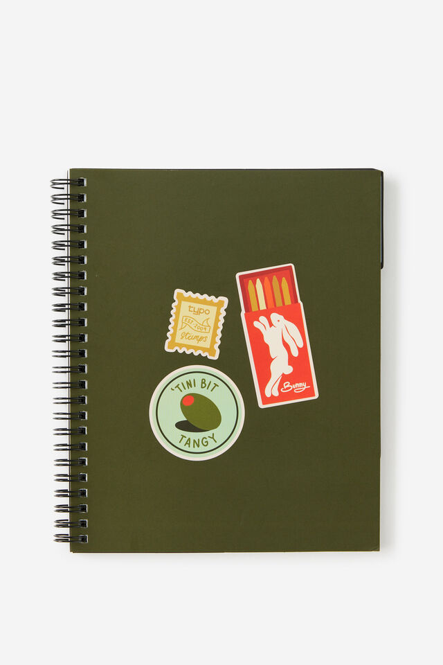 A5 Spiralbound Subject Notebook