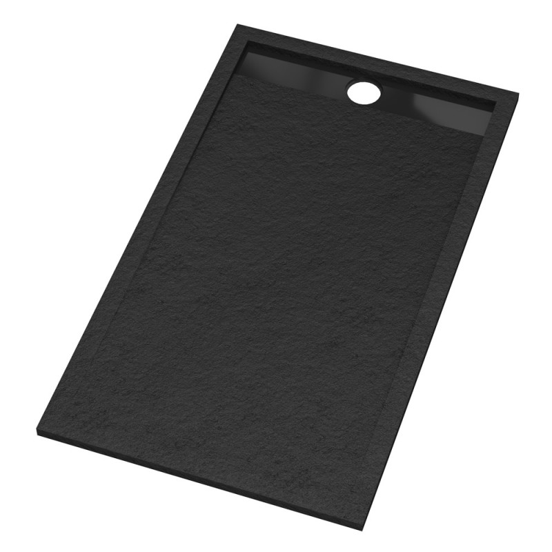 Receveur de douche Goliath noir 80 x 140 cm AURLANE