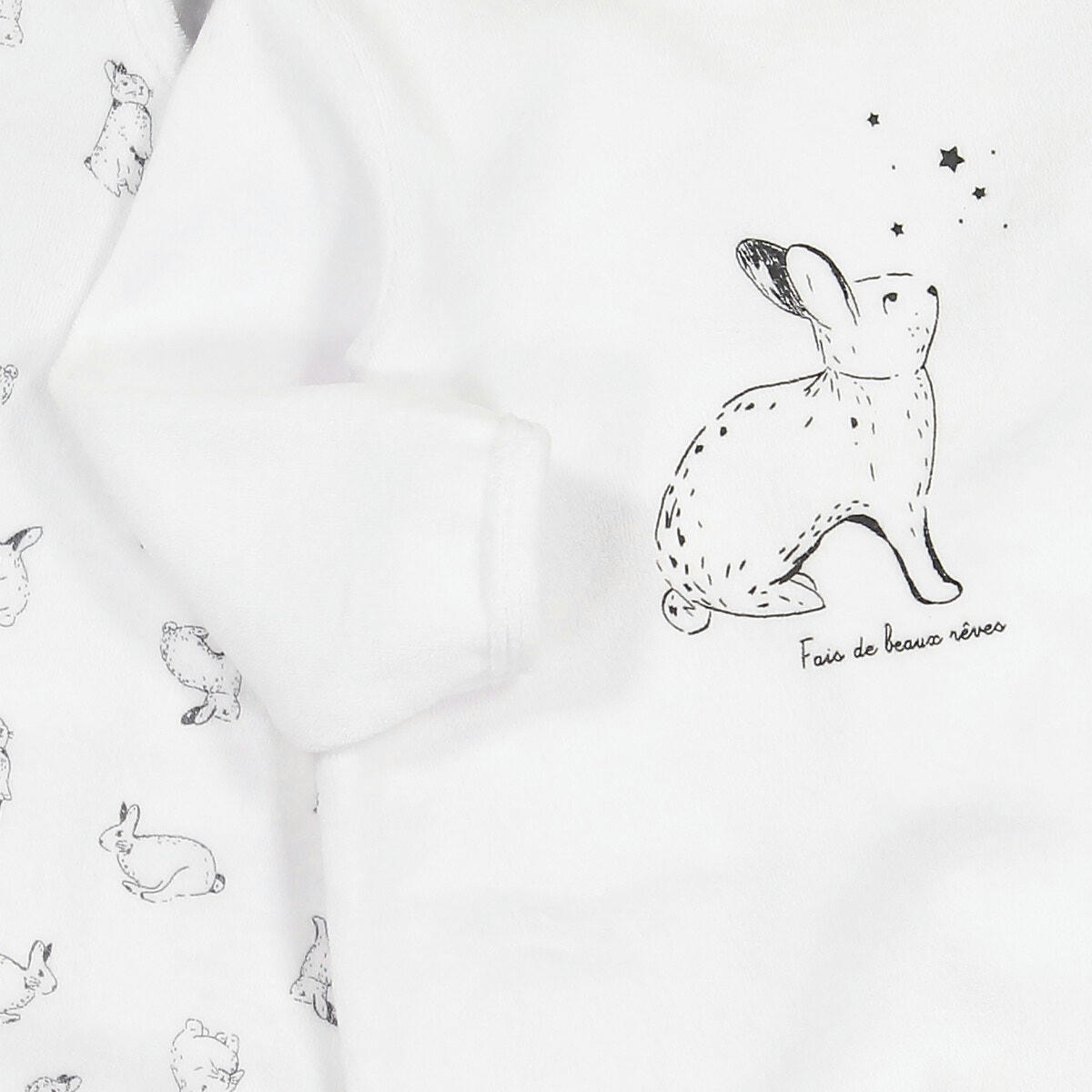 Lot de 2 pyjamas 1 pièce en velours
