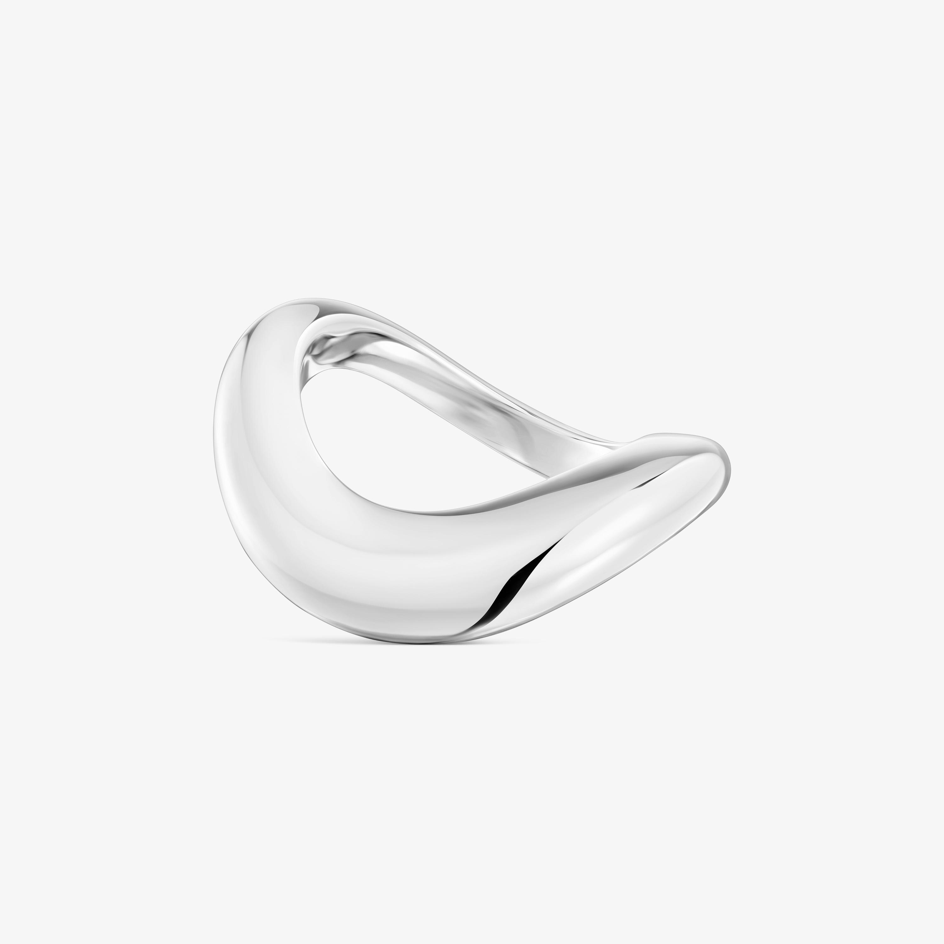Anillo pequeño de plata Galia Basics