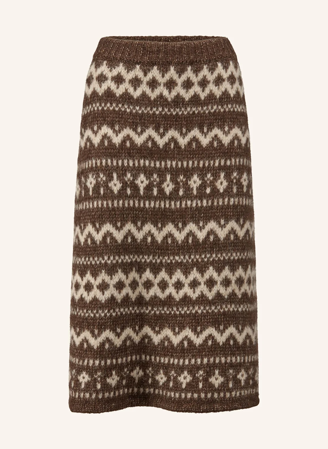 hessnatur hessnatur Strickrock Relaxed aus Alpaka mit Bio-Baumwolle