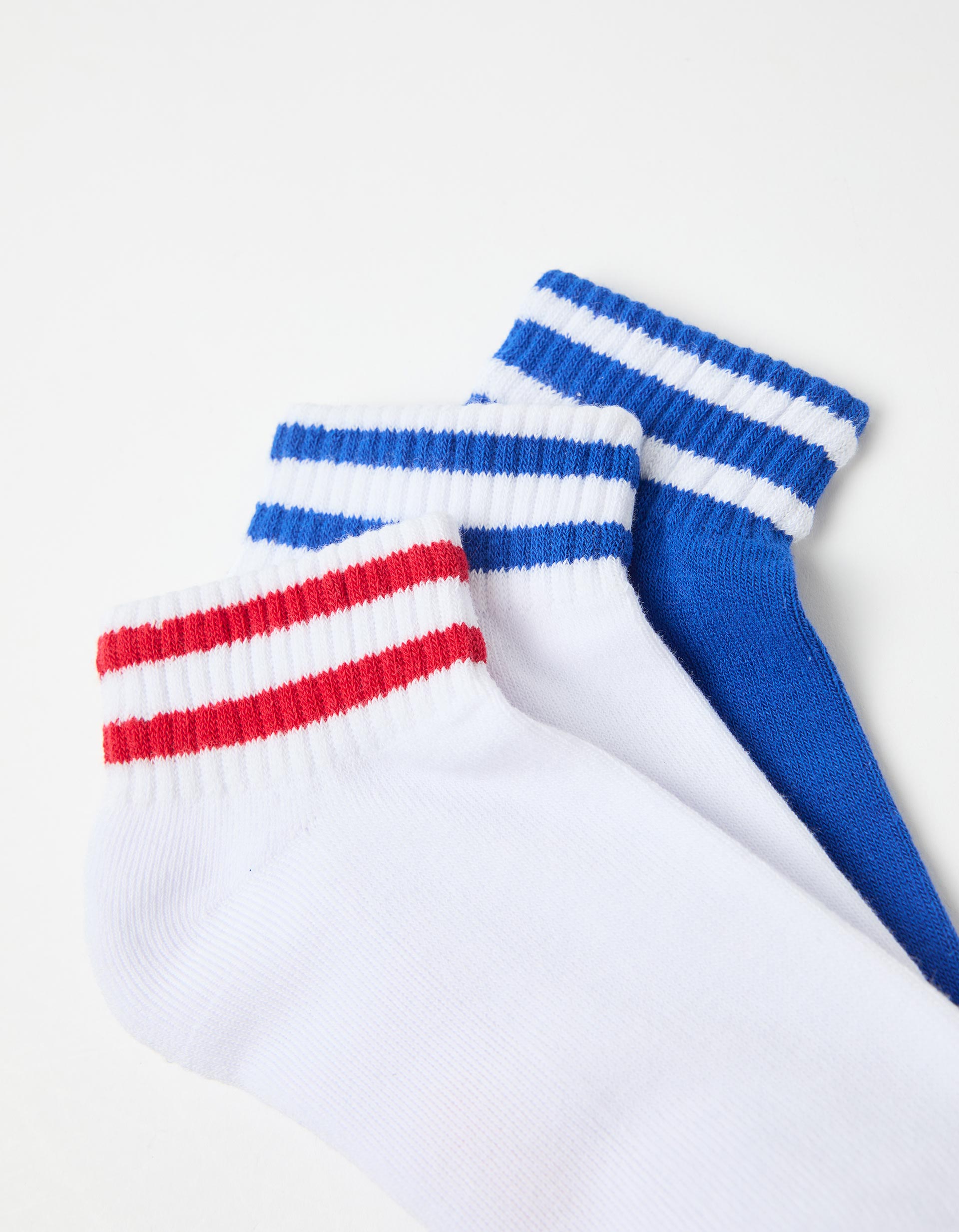 Pack 3 Pares de Meias Tornozelo, Mulher, Multicor