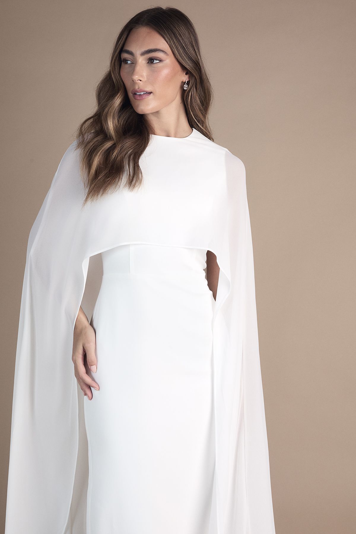 Coast Cape Maxi Wedding Dress