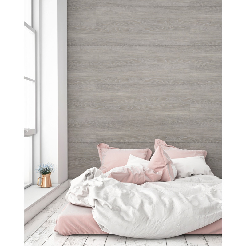 Lambris revêtu pour mur Grey Oak 276,6 x 28,7 x 1 cm 4 pièces MAËSTRO