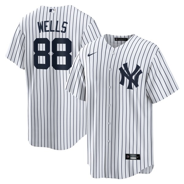 Austin Wells New York Yankees Nike Home Official Replica Player Jersey - White