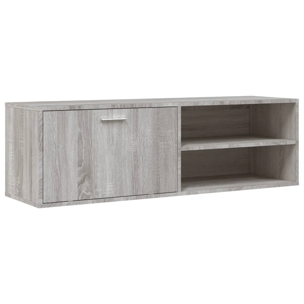 Szafka pod TV szary dąb sonoma 120x34x37 cm