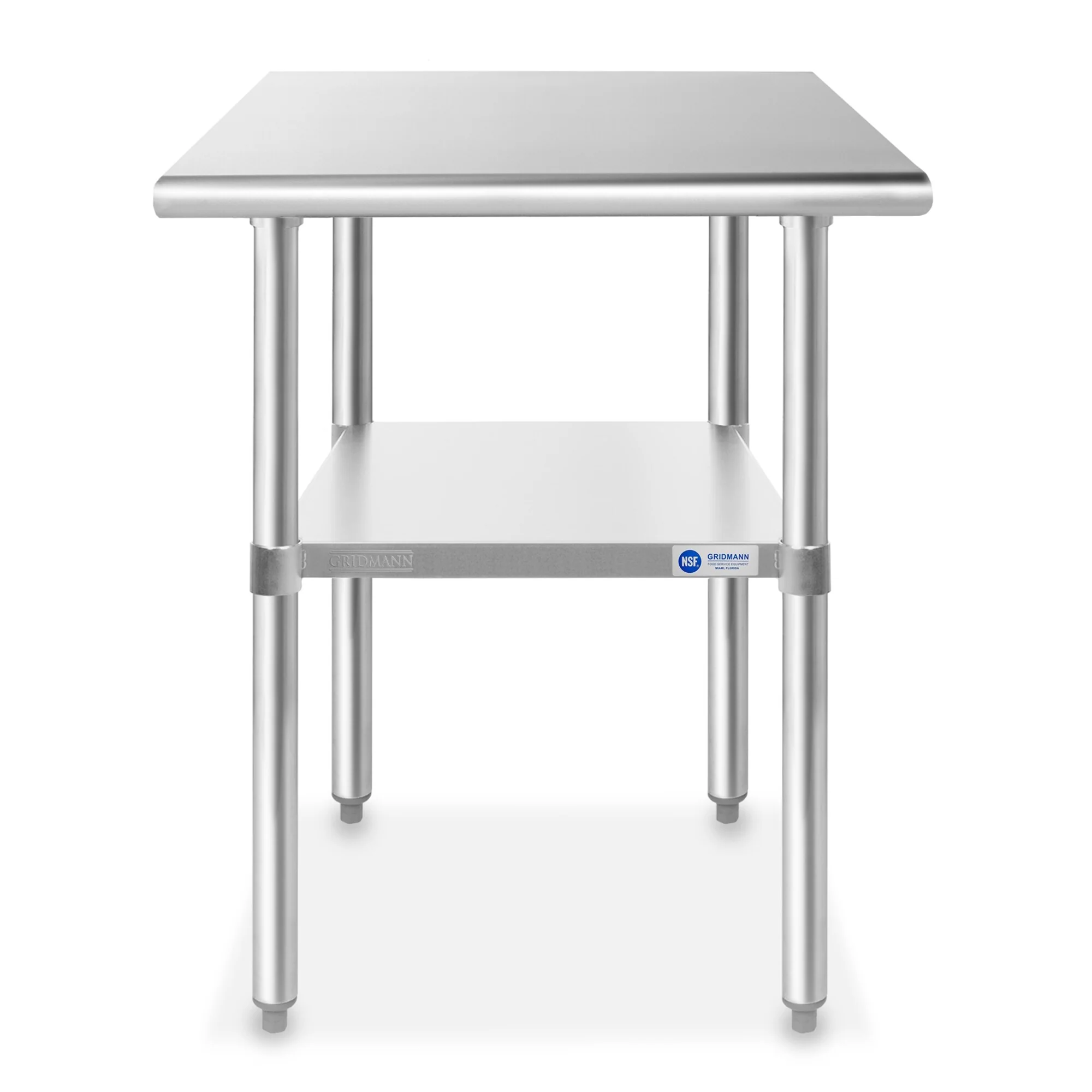 30 x 24in NSF Stainless Steel Commercial Prep Table