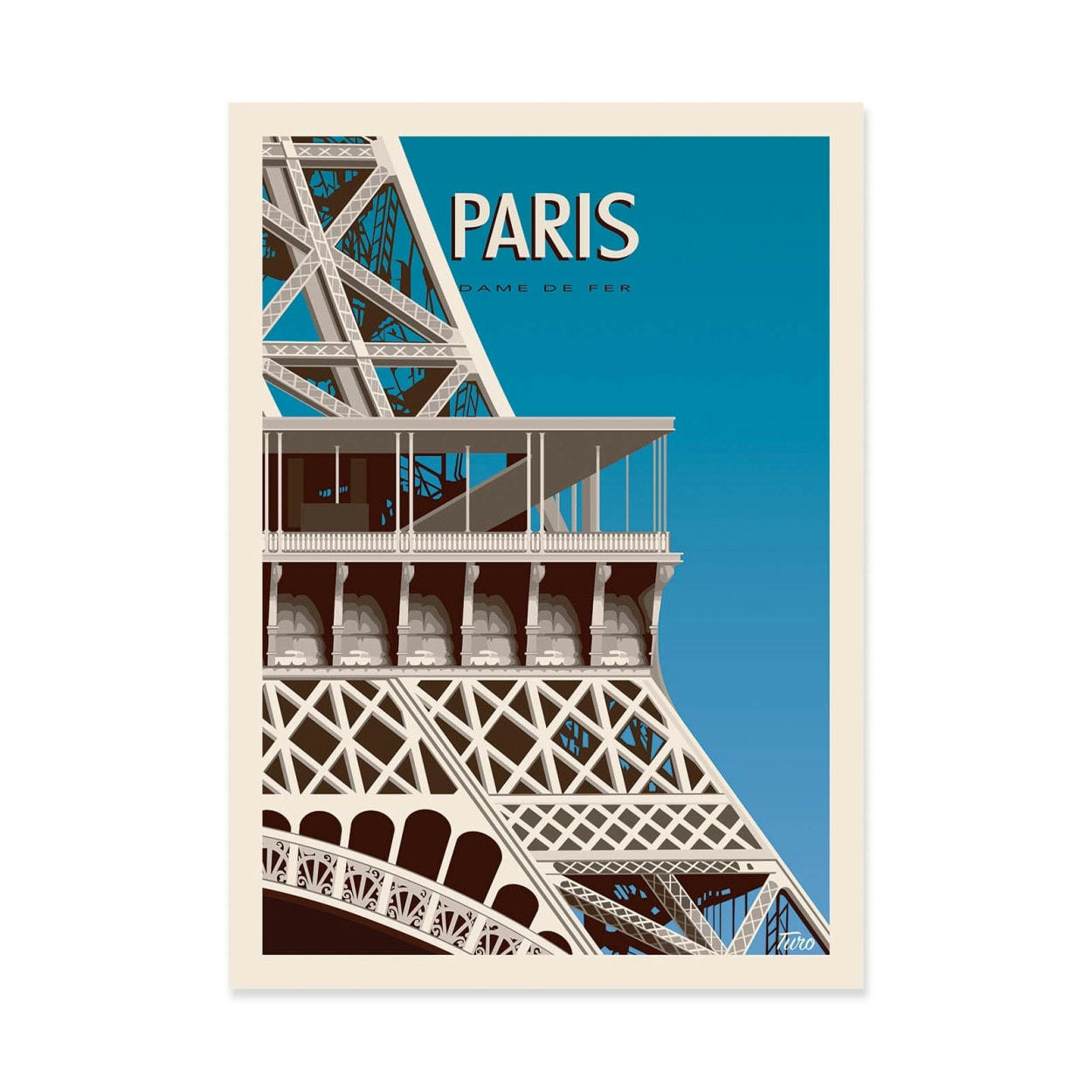 TUROMEMORIESSTUDIO - PARIS - TUROMEMORIESSTUDIO - Affiche d'art 30 x 40 cm
