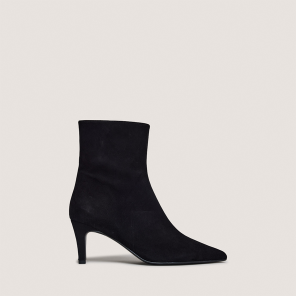 Bottines à talons finsen velours noir | DIEMINA