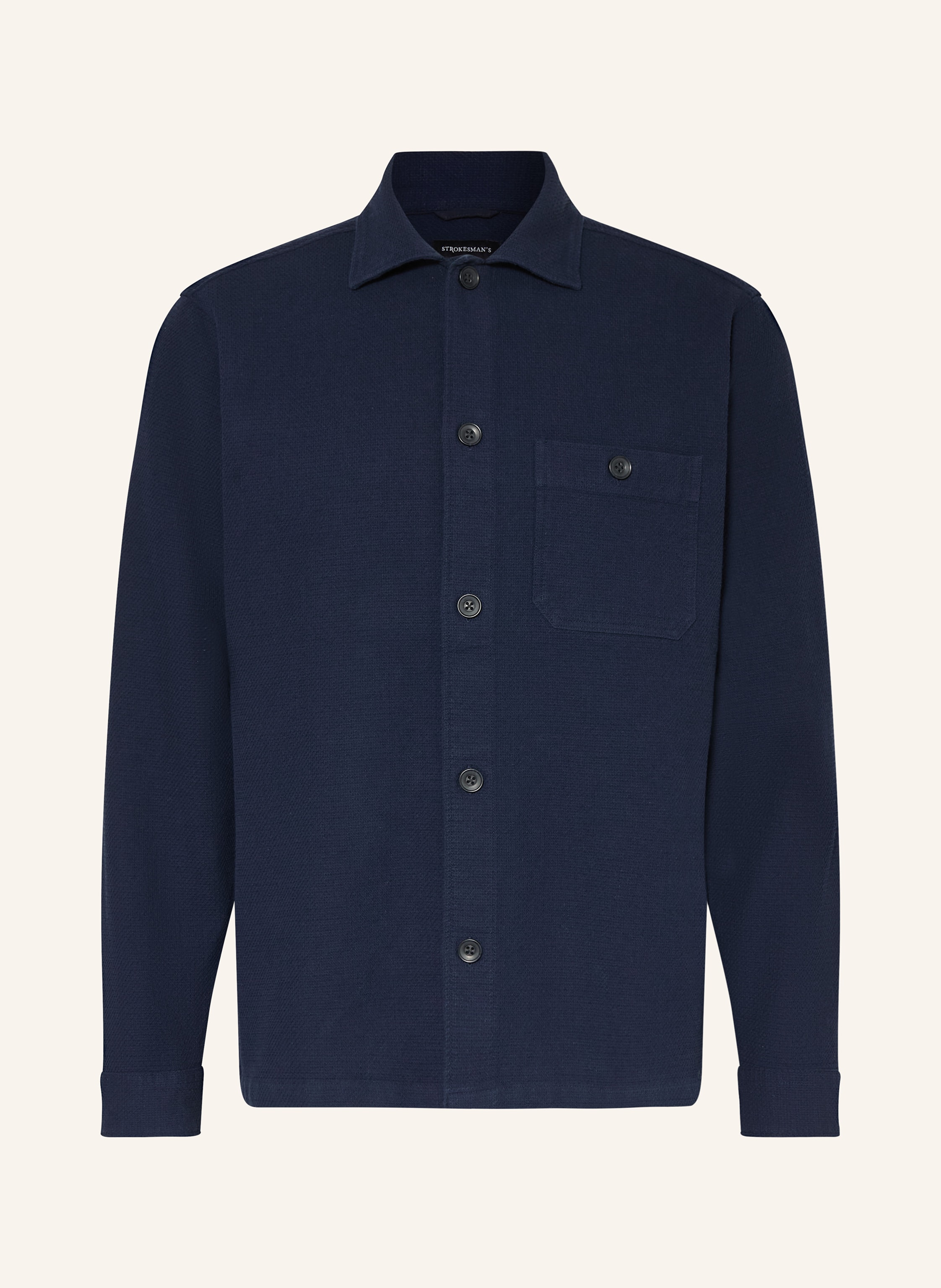 STROKESMAN'S Piqué-Hemd Comfort Fit