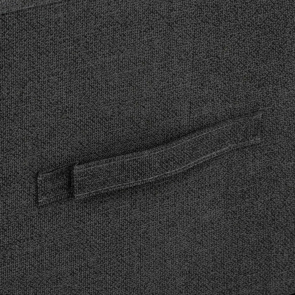 5Five Opbergkast - 5x mand - 83x29x77 cm - hout/stof donkergrijs