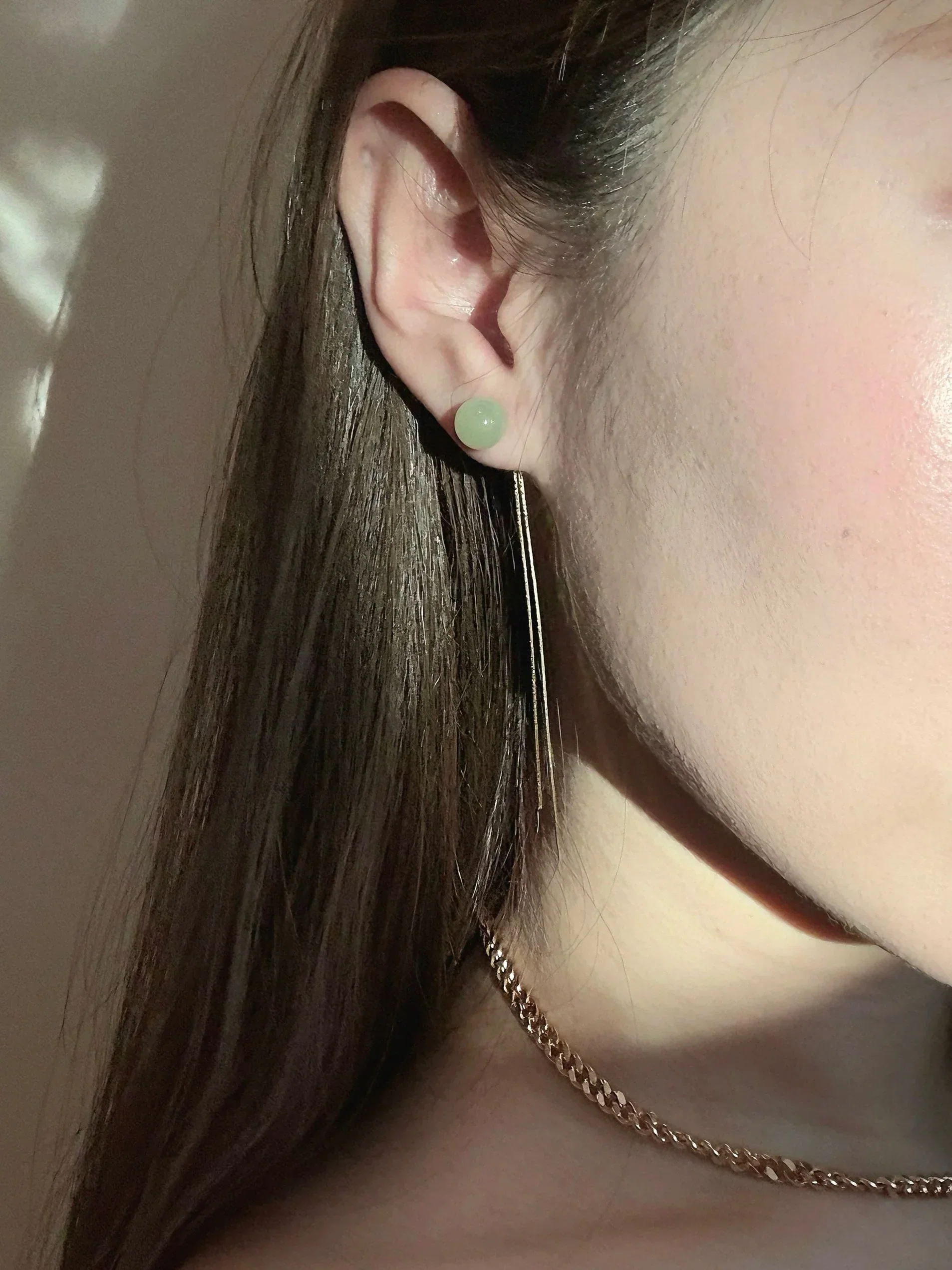 Sia — Jade Drop Earrings