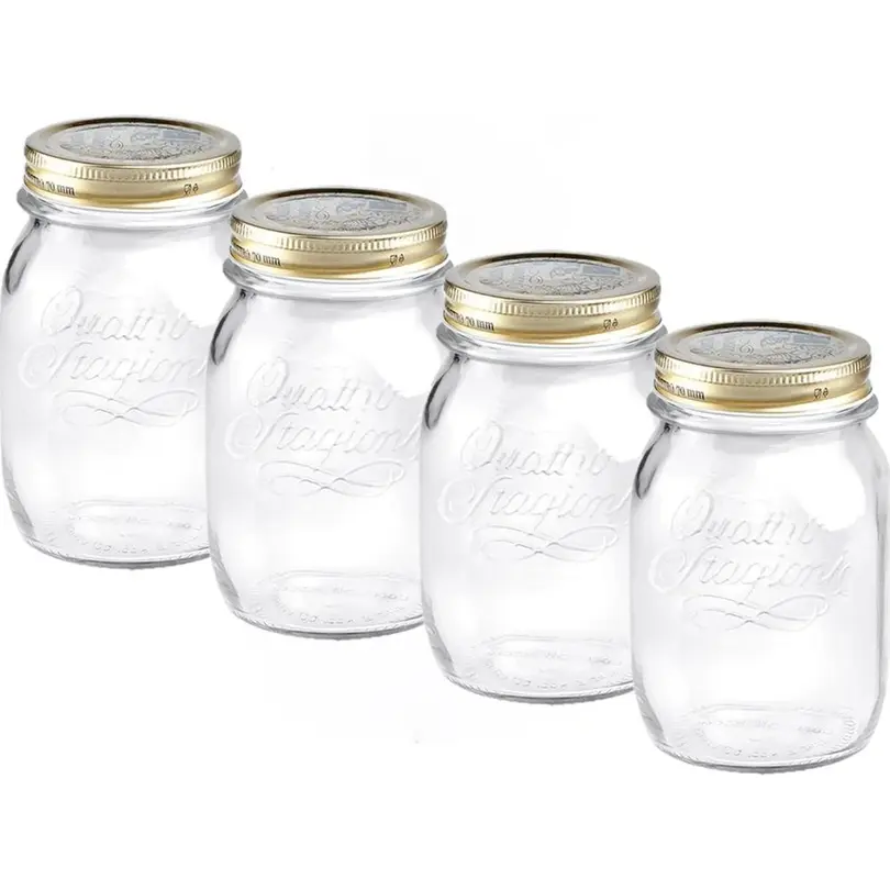 Einmachglas 4er-Set Quattro Stagioni