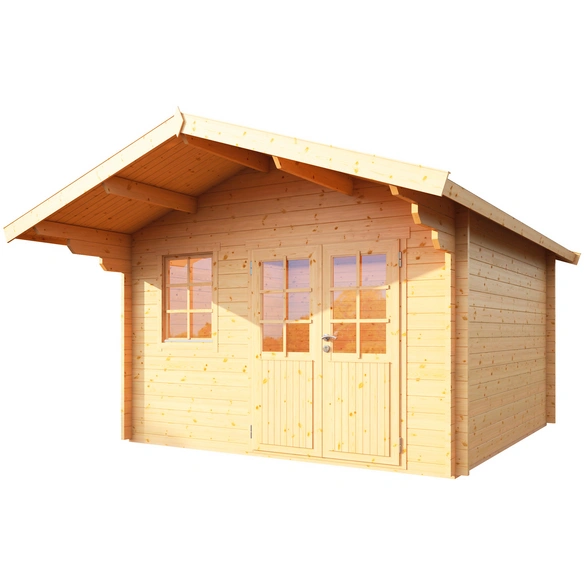 Gartenhaus »Lisa 44-C«, Holz, BxHxT: 444 x 277 x 390 cm (Außenmaße inkl. Dachüberstand)