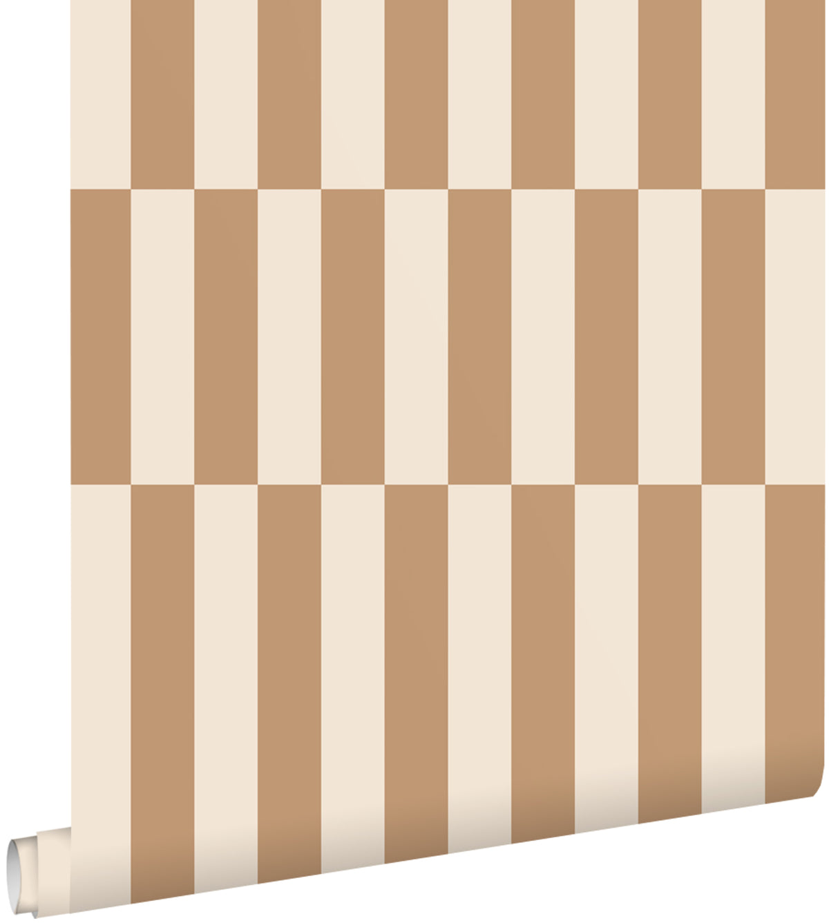 ESTAhome behang strepen beige en bruin - 53 cm x 10.05 m - 131214