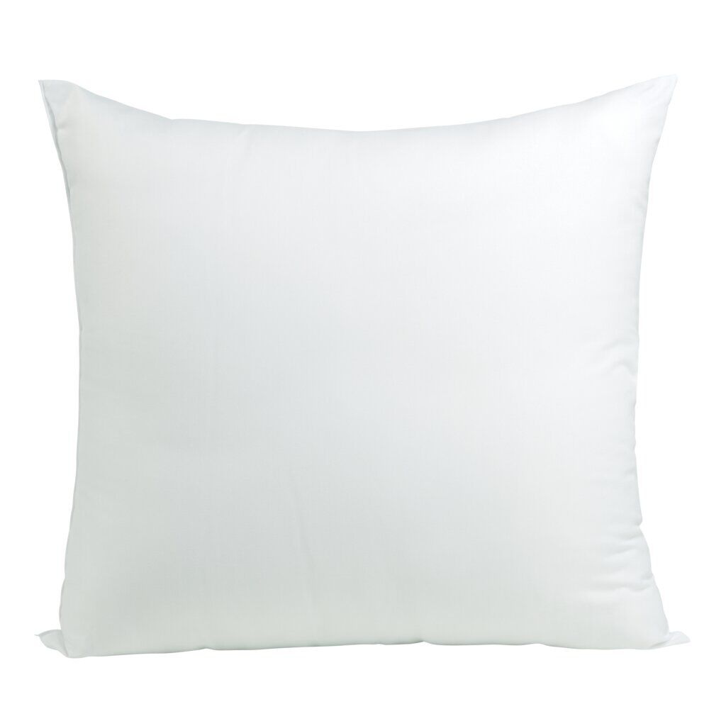 Oreiller carré 60x60cm moelleux blanc