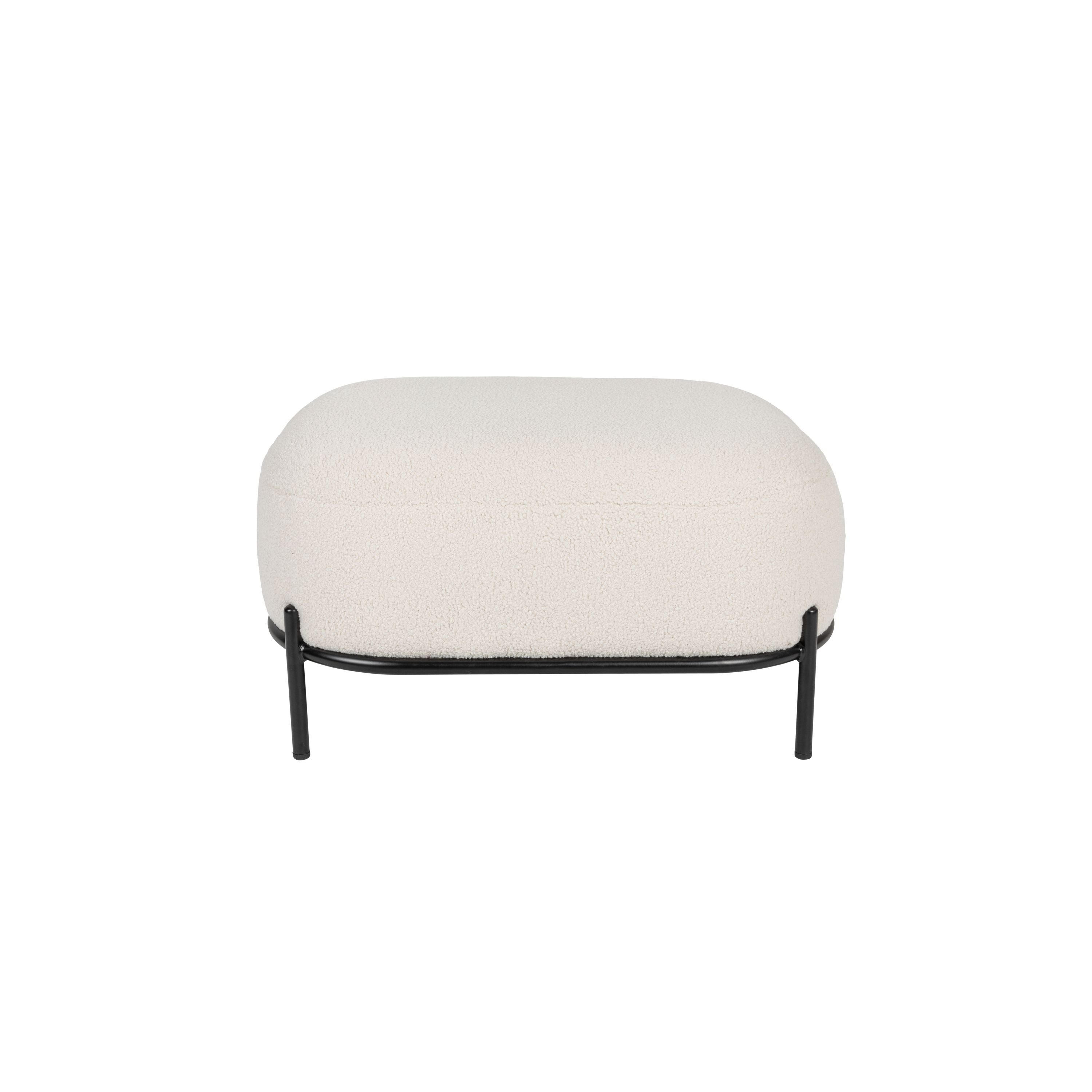 Housecraft Living Polly Hocker Teddy Ivoor
