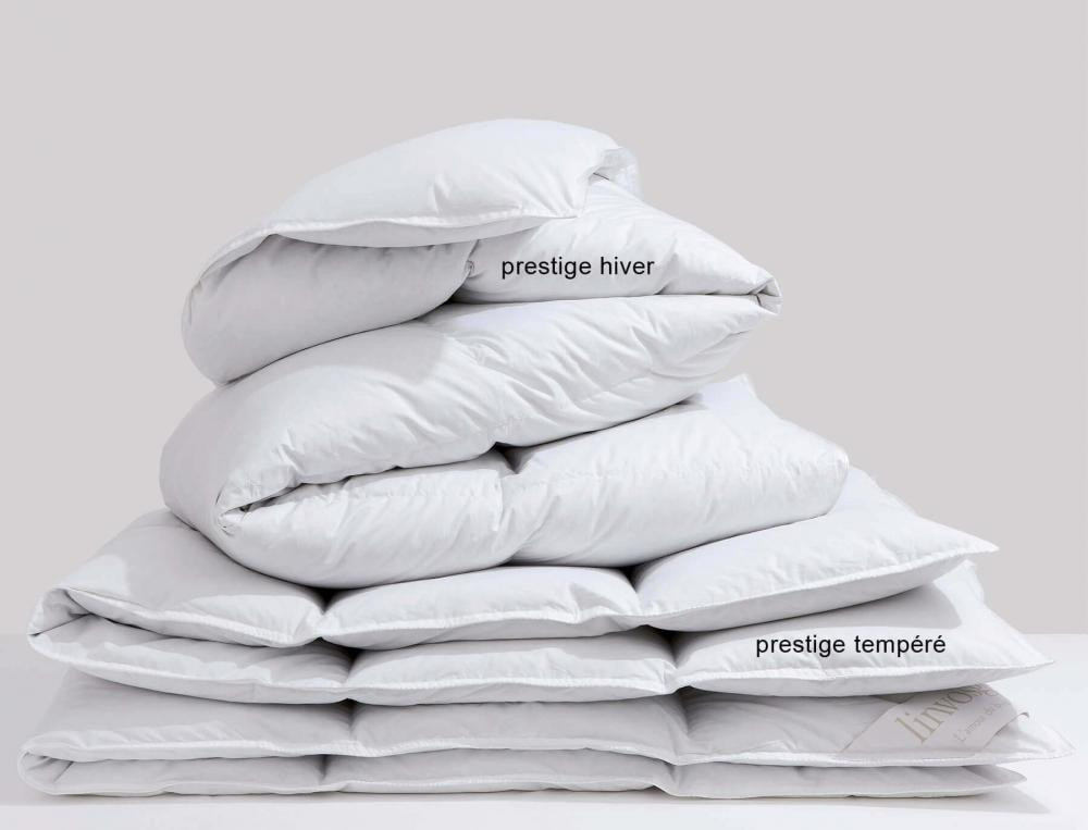 Couette tempérée canard blancPrestige tempéré canard blanc