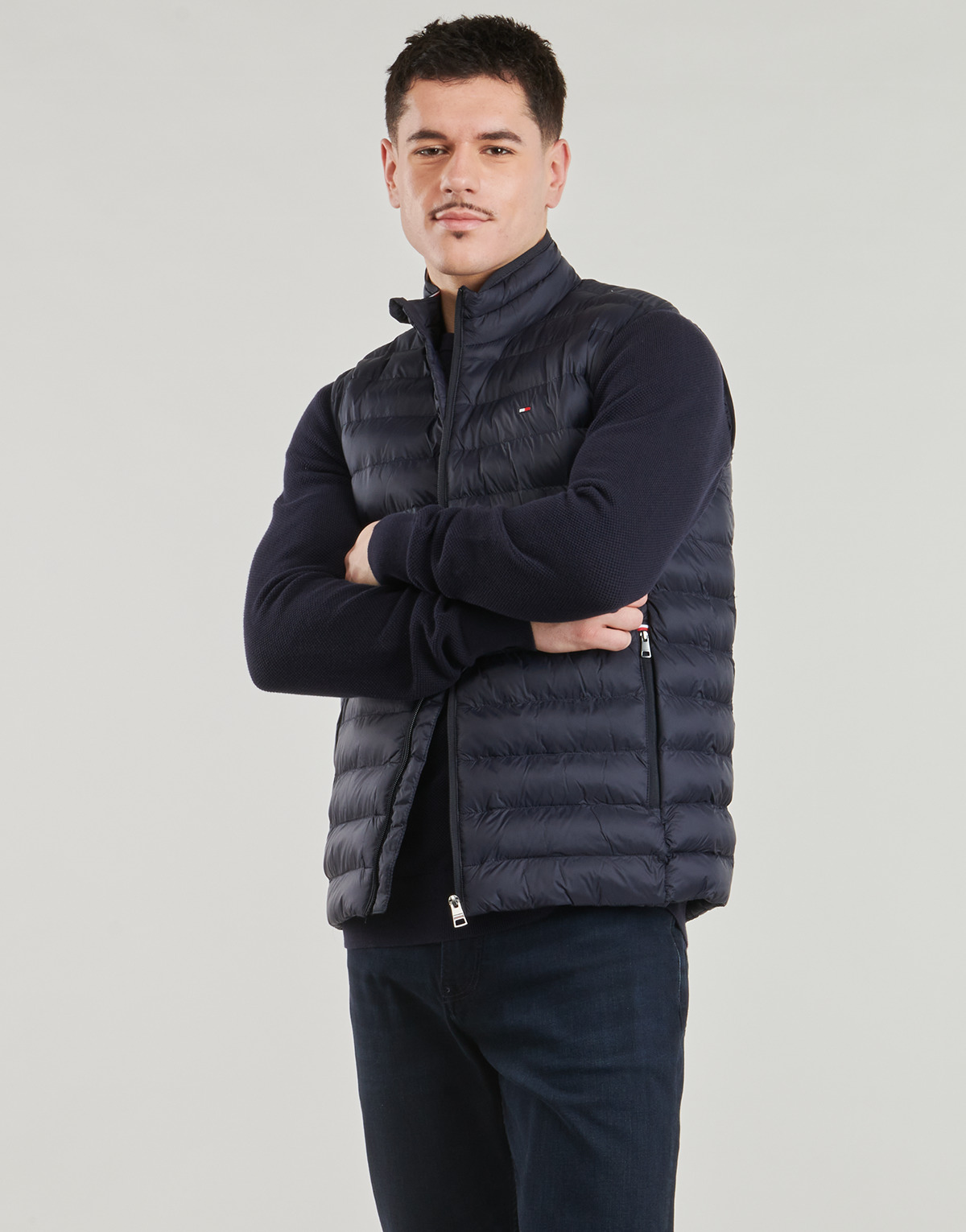 Tommy Hilfiger - PACKABLE RECYCLED VEST - Marine