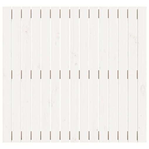 NNEVL Wall Headboard White 95.5x3x90 cm Solid Wood Pine