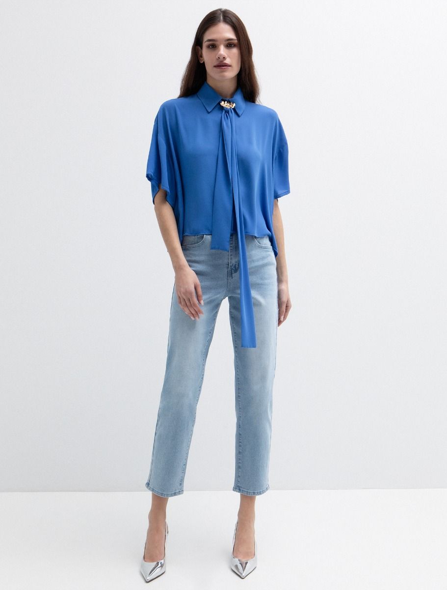 Πουκάμισο με καρφίτσα & κορδέλα