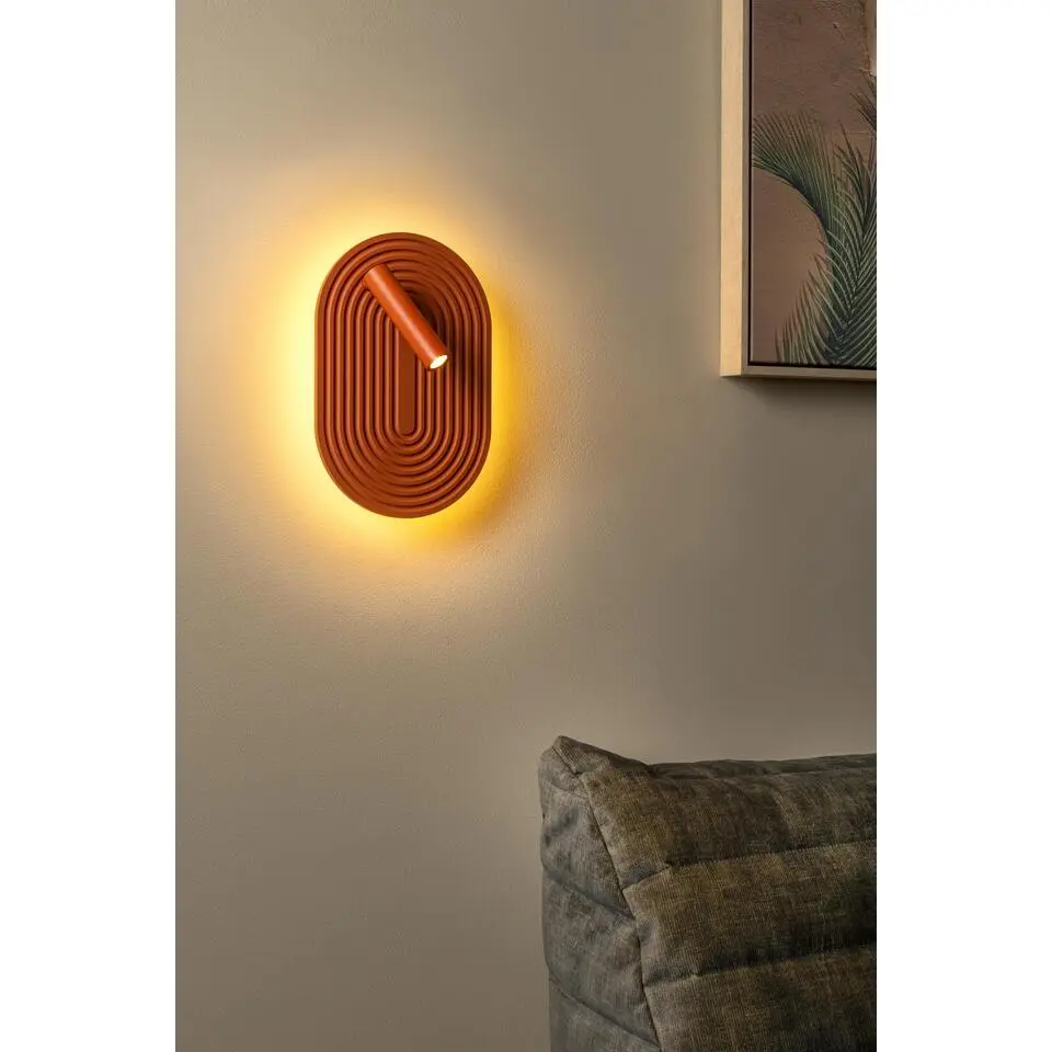 Lucide CARMINO Wandlamp - Terracotta