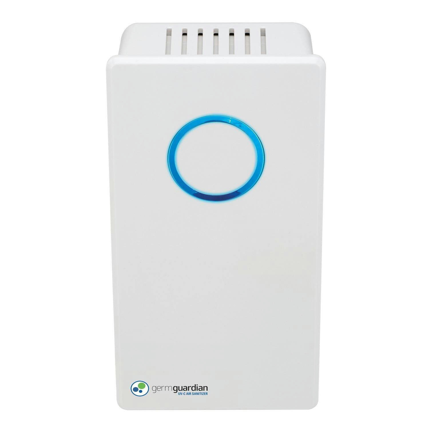 GermGuardian GG1100W Portable Plug-In UVC Air Purifier/Sanitizer, Removes Odours & Germs, White, Small Room