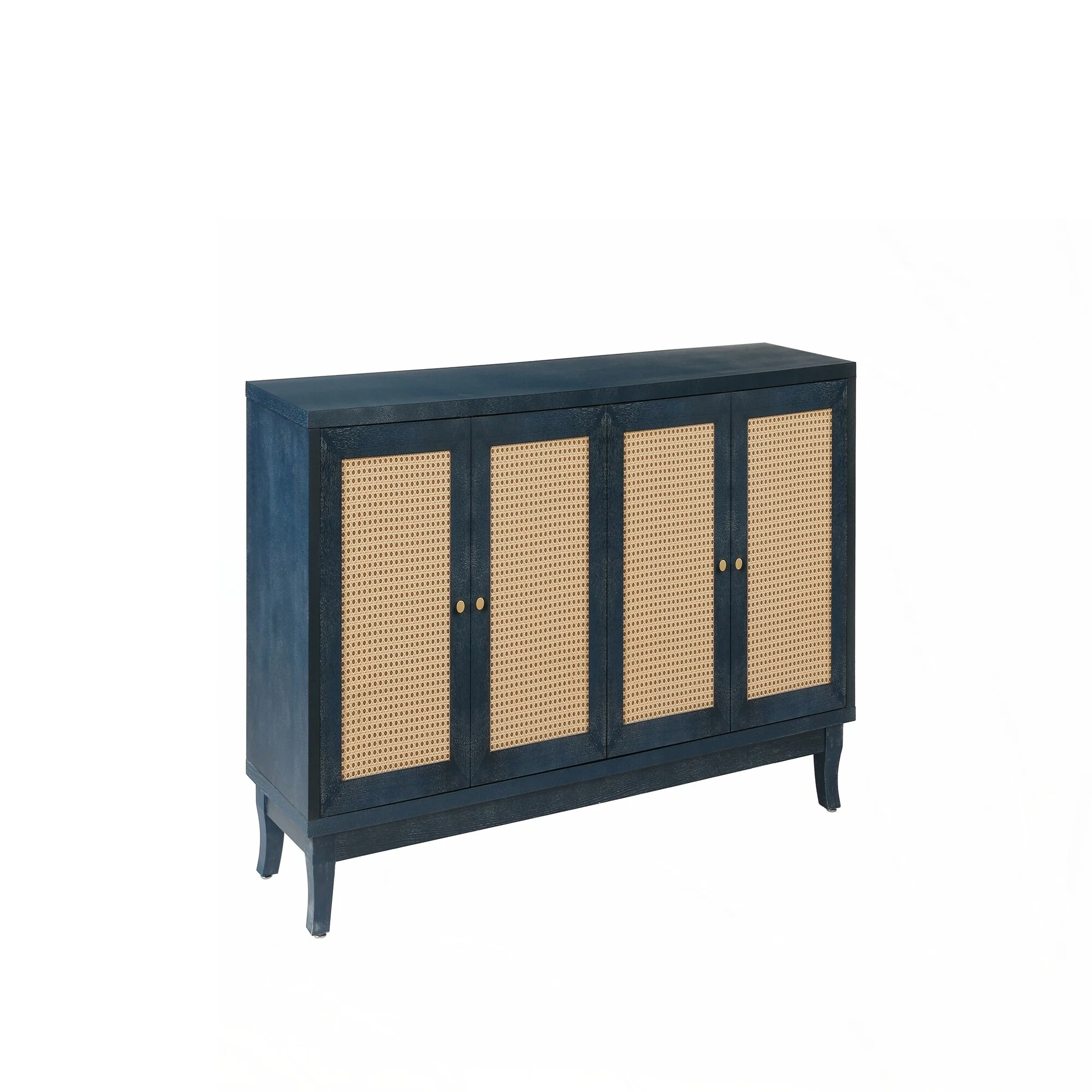 Rattan Sideboard Buffer Cabinet