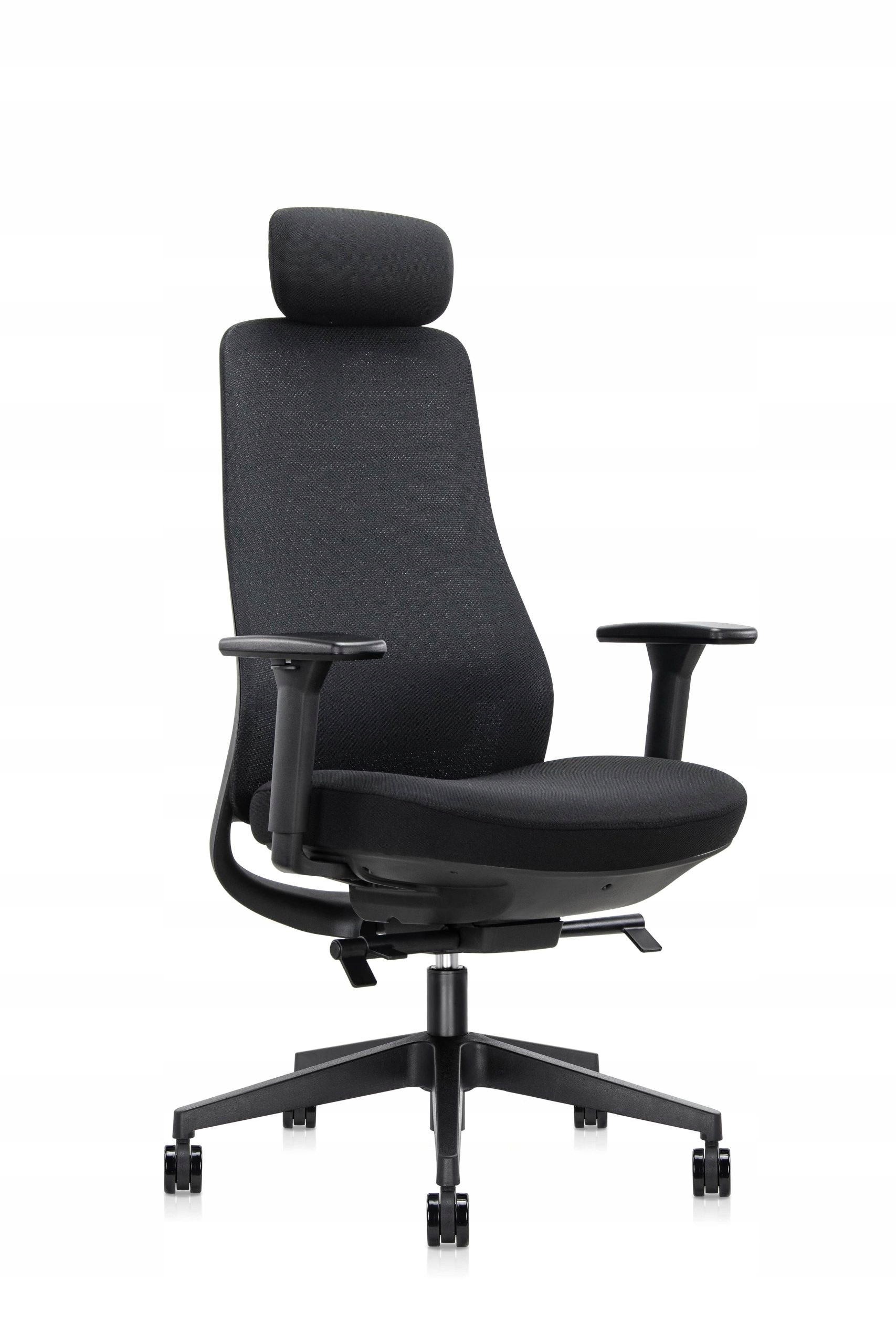 Fotel biurowy ergonomiczny Copper czarny tkanina/siatka