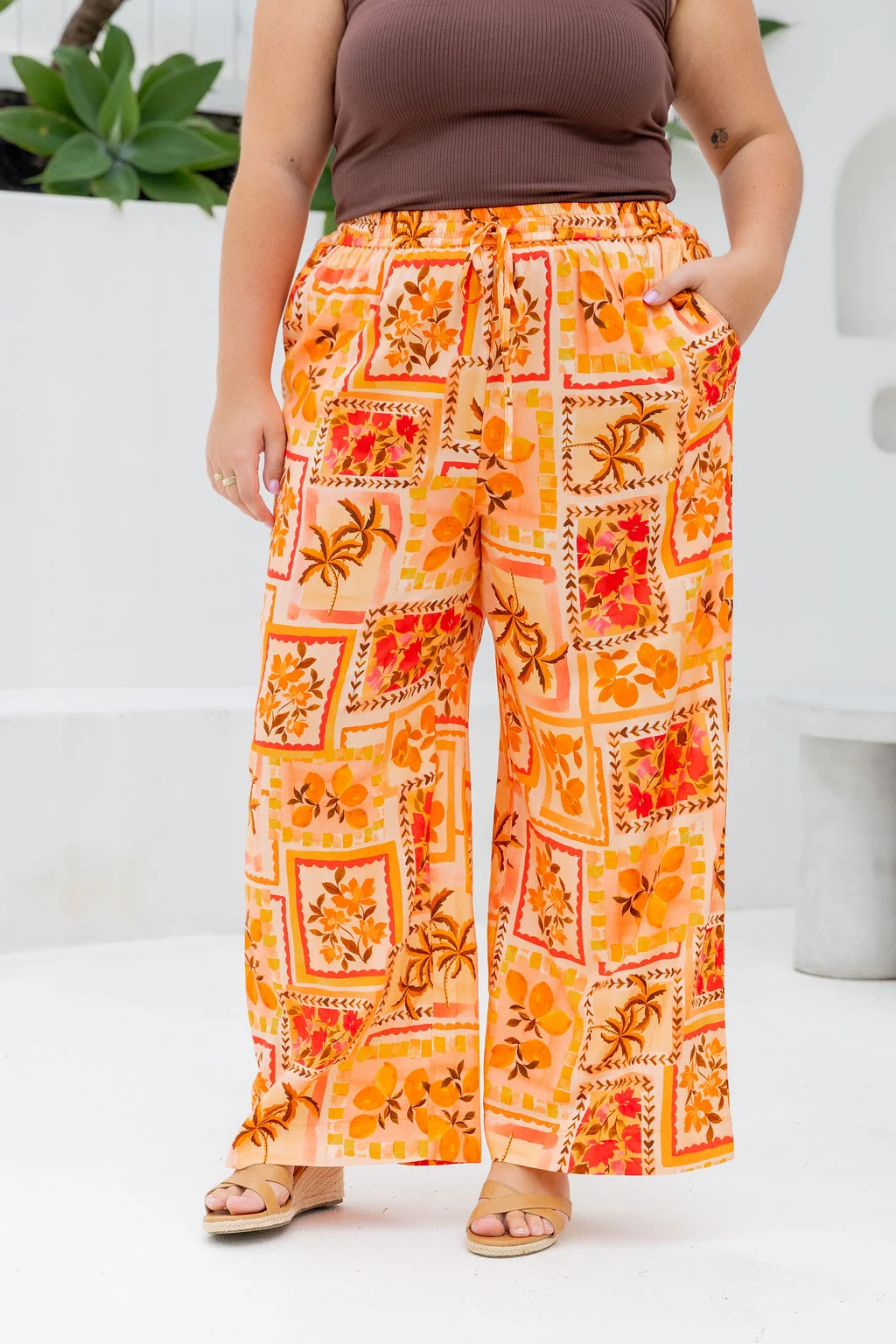 Gina Pant in Sunkissed Mosaic