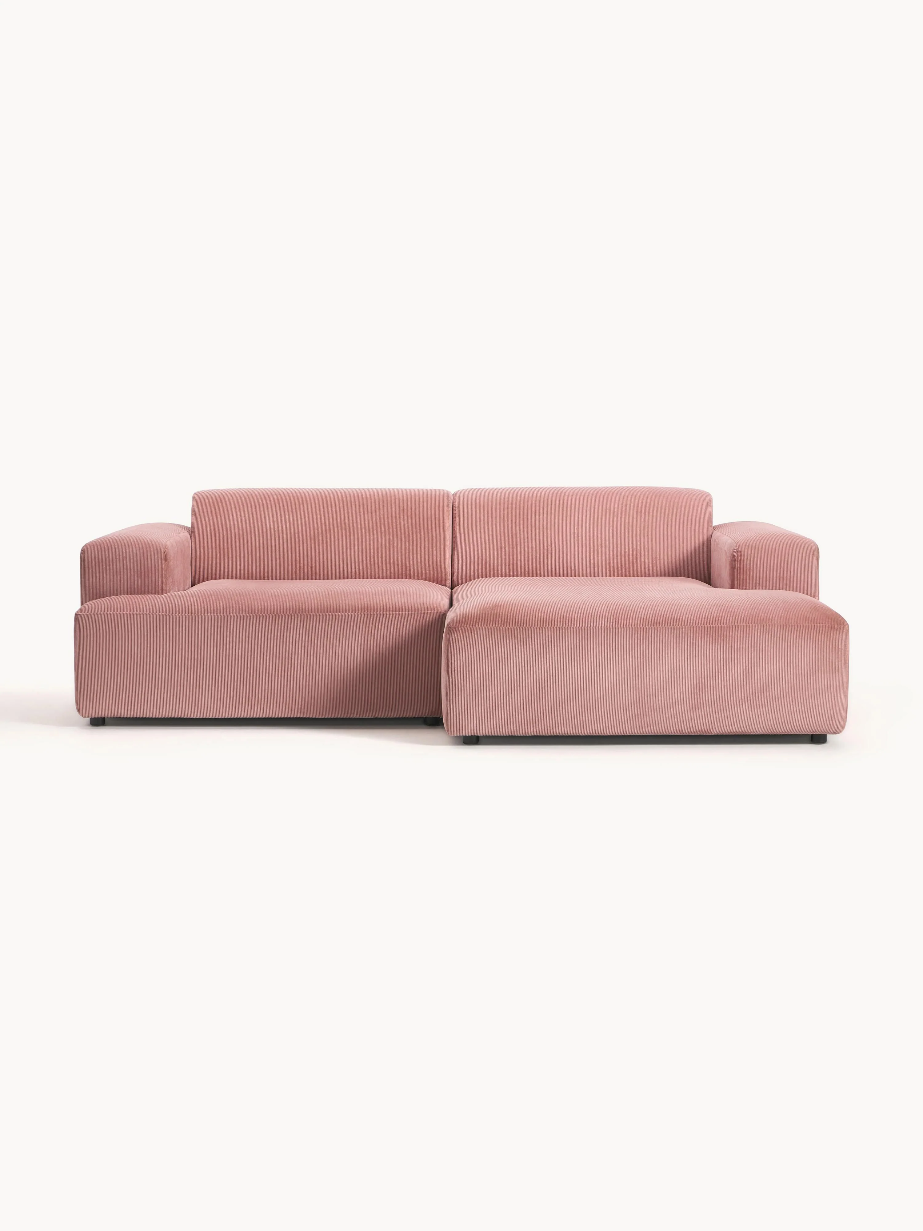 Cord-Ecksofa Melva (3-Sitzer)