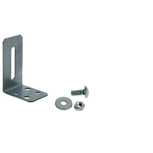 Anschlusswinkel-Set, verzinkter Stahl, 4 Stück