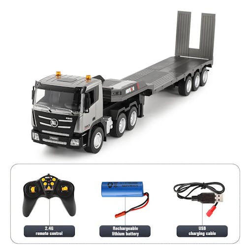 NNEOBA RC Flat Truck 9-Channel Alloy Remote Control Trailer