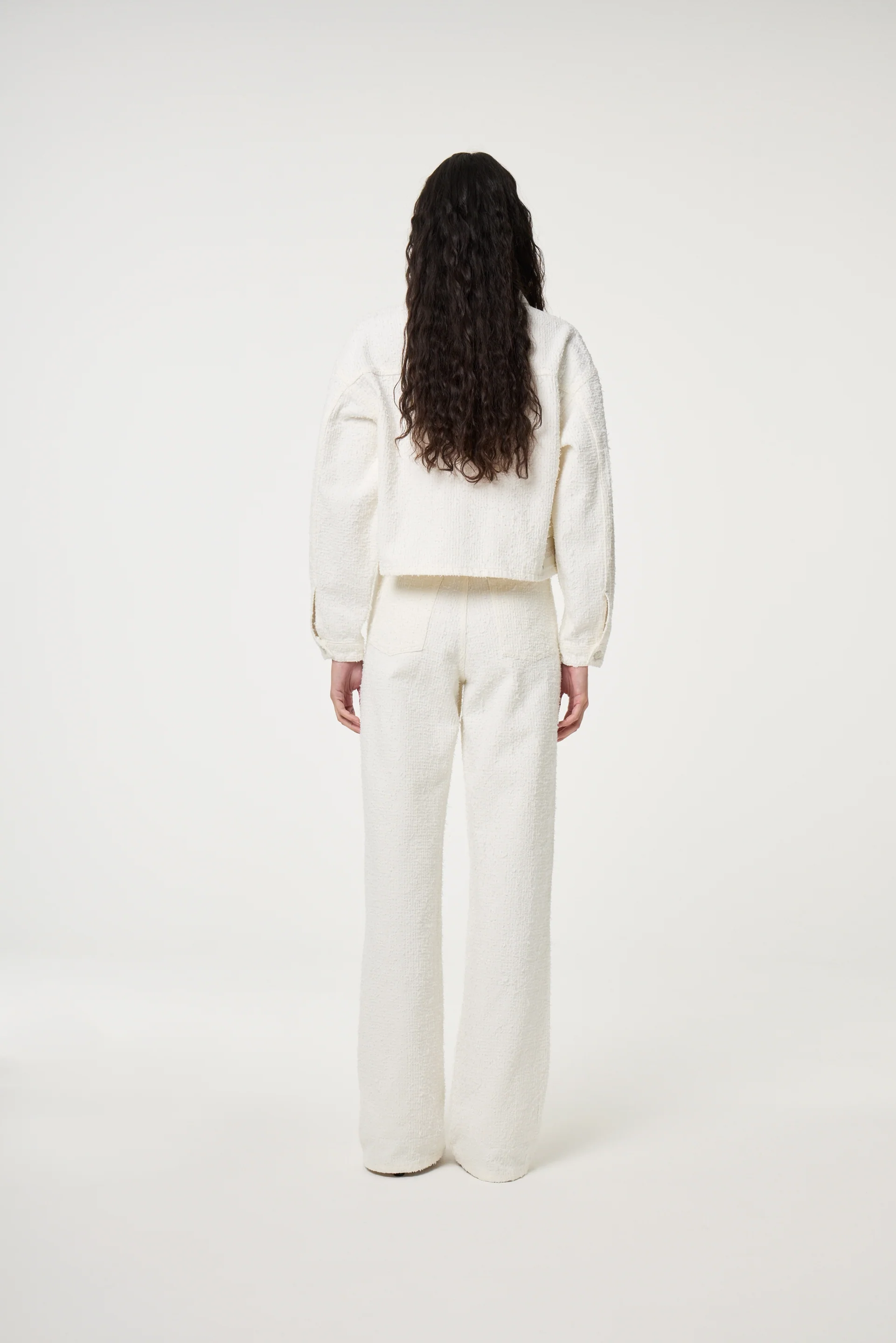 Zoe Boyfriend Jeans | Cream White
