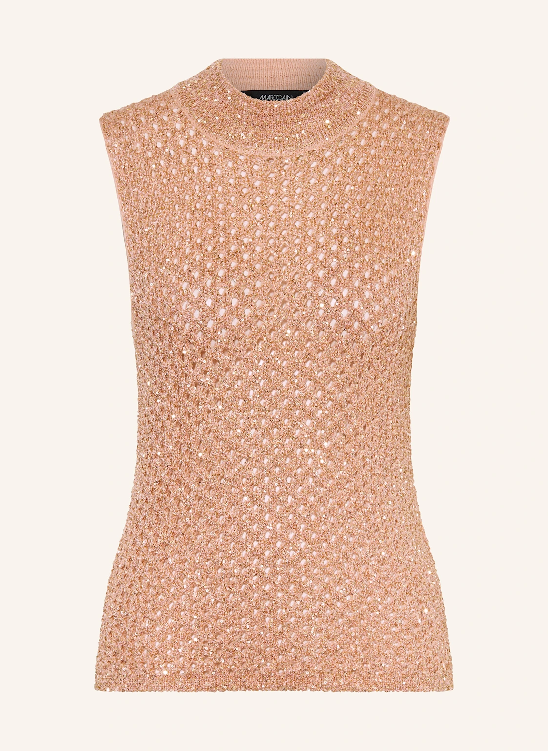 MARC CAIN Stricktop mit Pailletten