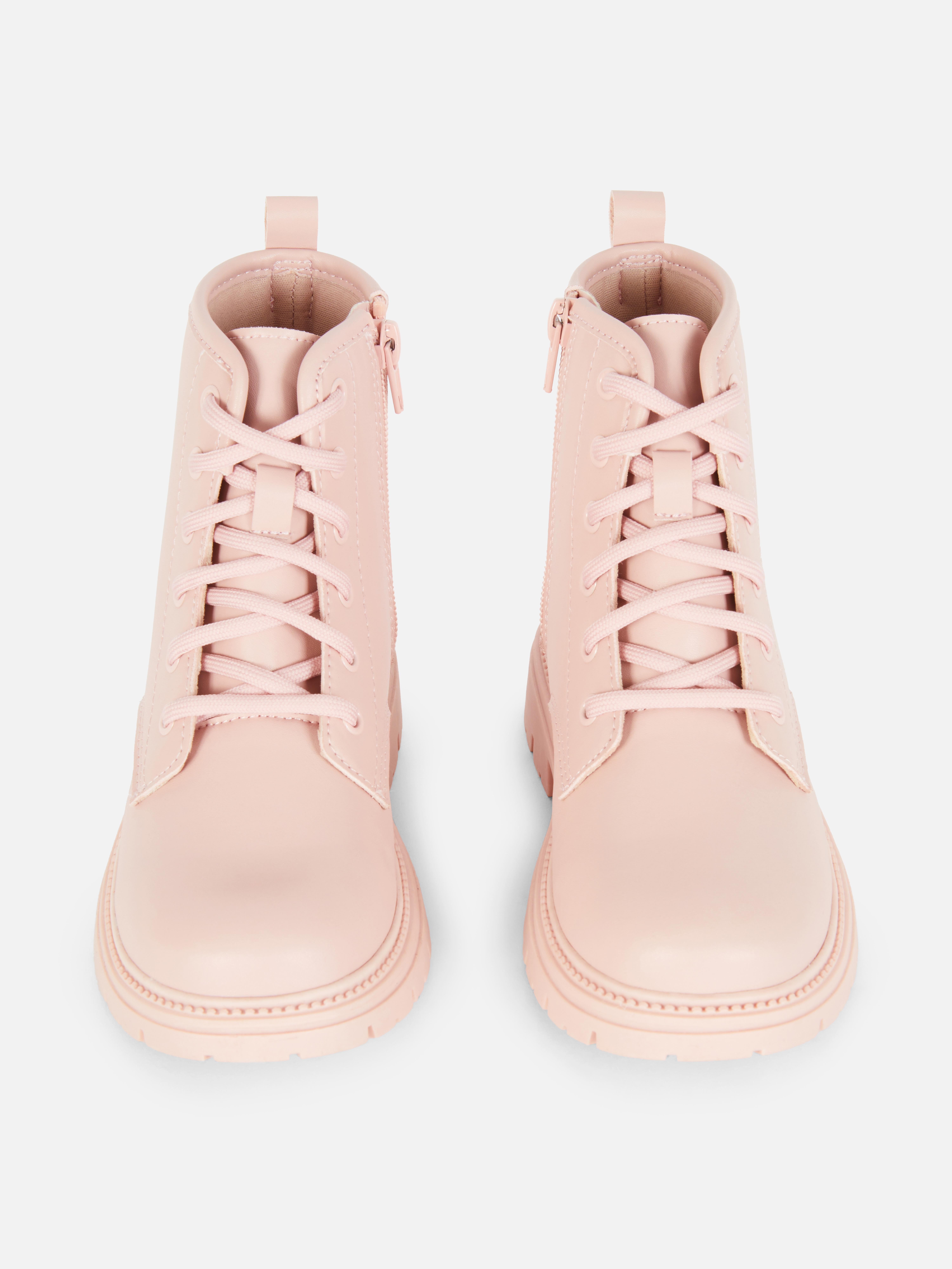 Zip-Up Track Sole Boots