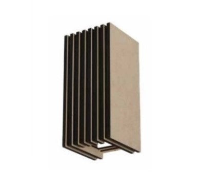 Blij Design Wandlamp Brick Naturel 2x GU10