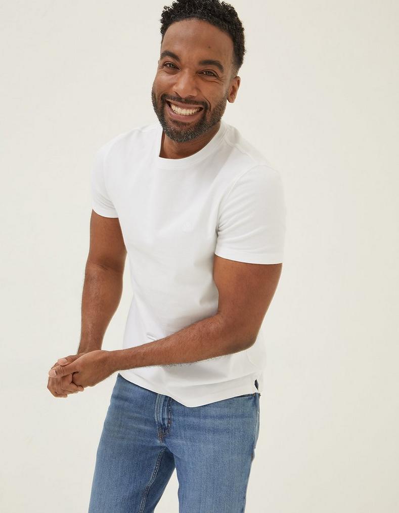 Lulworth Organic Cotton Crew T-Shirt